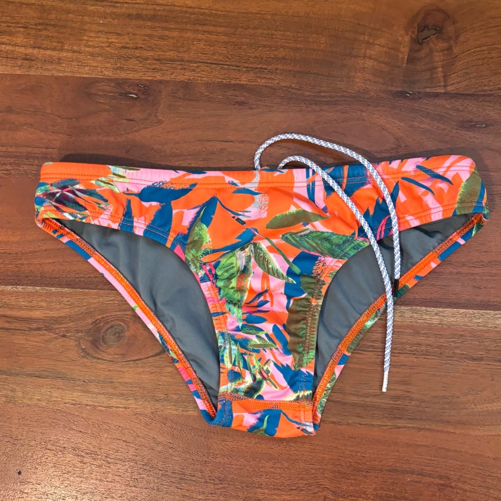 Jolyn Tropical Print Bikini Bottom